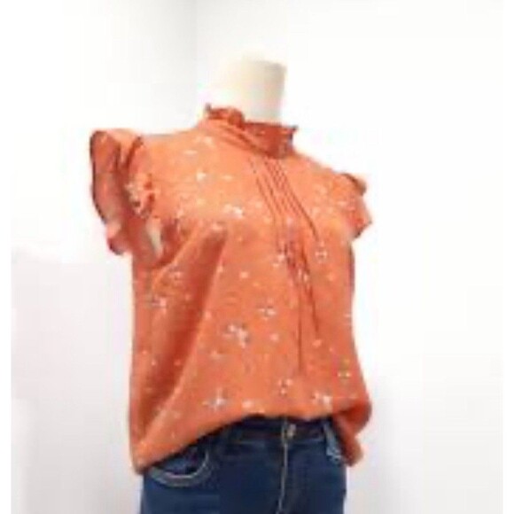 Sweet Rain Women's L Sleeveless Lightweight Flowy Pullover Top - Picture 2 of 15